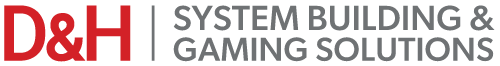 D&H System Building & Gaming Solutions logo