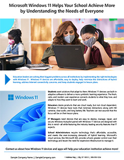 Microsoft - Microsoft Windows 11 Helps Your School Achieve More